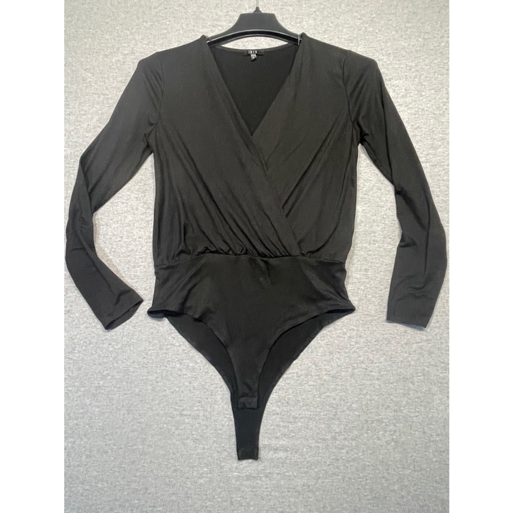Women's Iris Black Bodysuit Size M